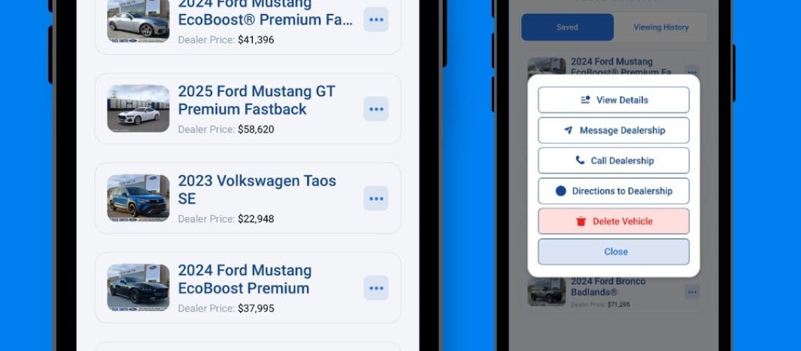 Tinder for Cars Mobile Car Shopping App